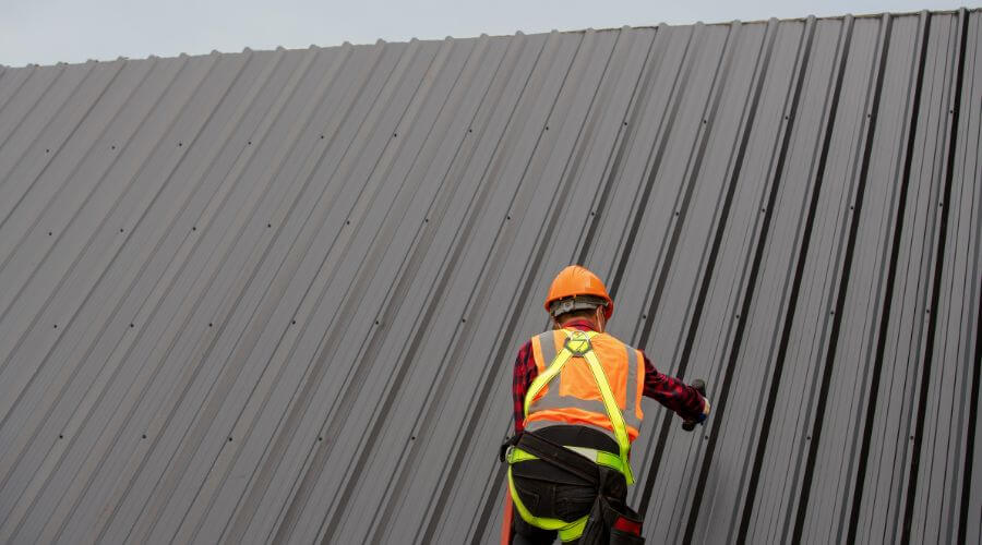 Professional metal roof installation services in Promise City, IA